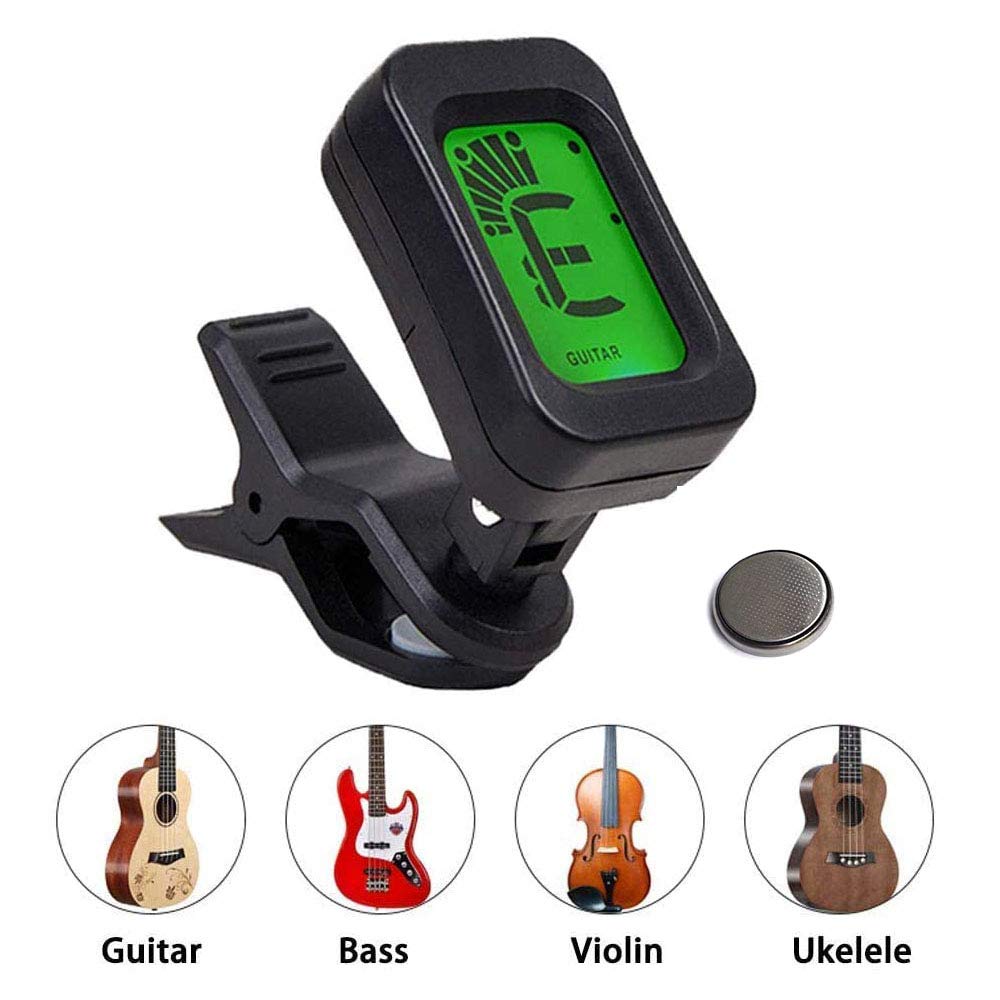 60PCS Acoustic Guitar Accessories Kit with Strings, Tuner, Capo, 3-in-1 Restring Tool, Picks & More - Complete Maintenance Set for Guitar Players | Perfect for Beginners, Performances & Home Practice