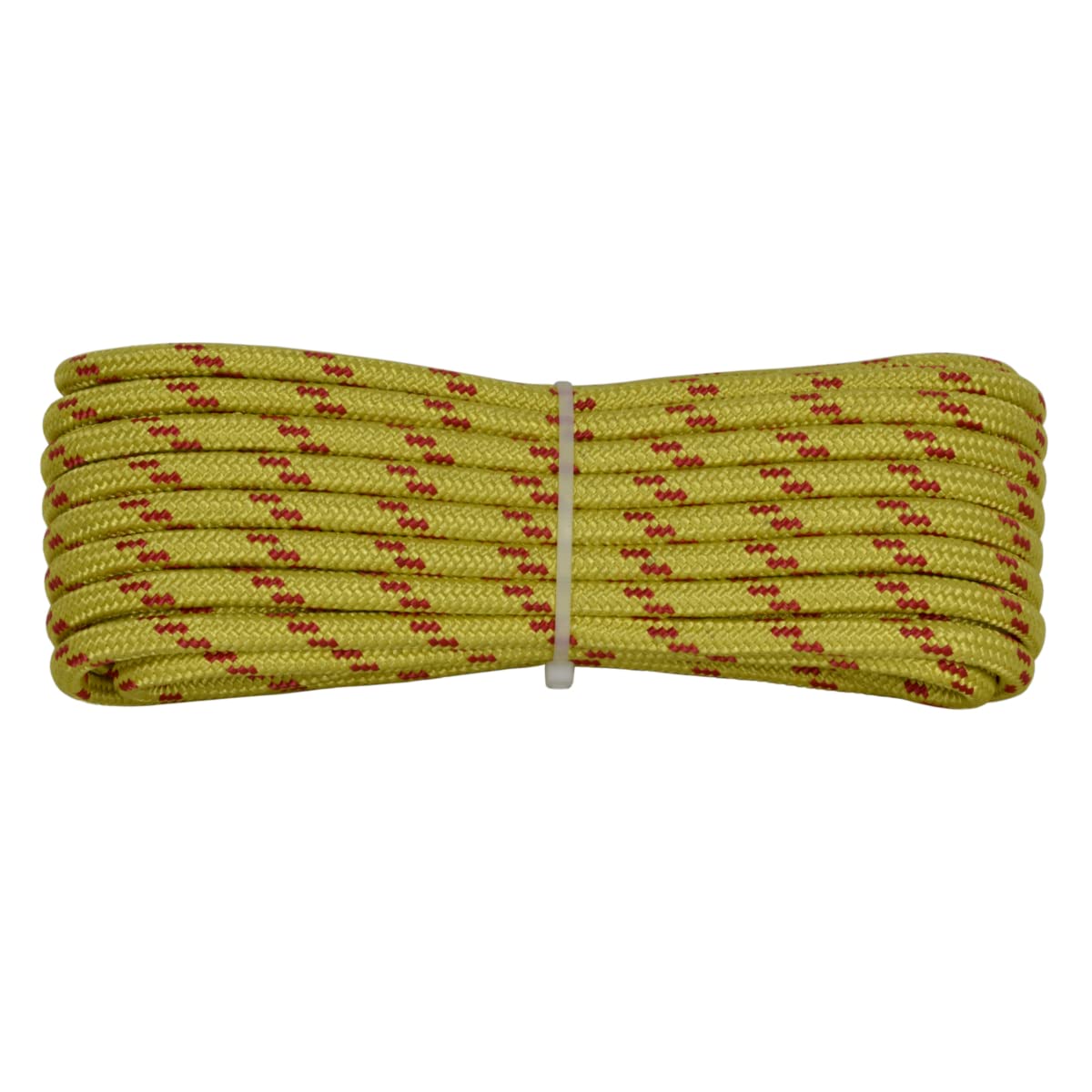 Italian Braided Rope - 8mm x 20m Colorful Cord for DIY Crafts, Home Decor, and Outdoor Activities (Red) | Perfect for Macrame, Camping, and Decorative Projects