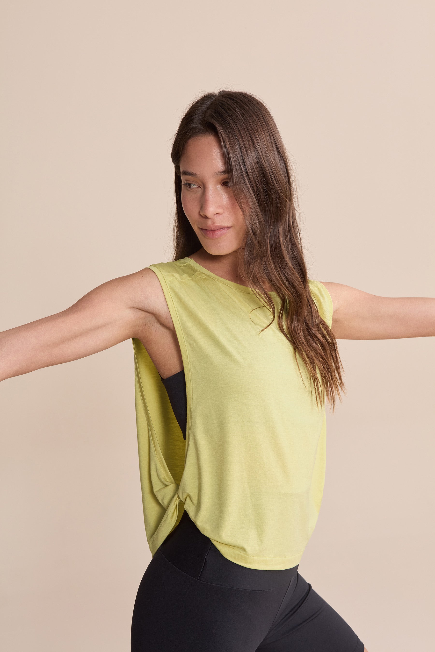 Twist Side Micromodal Tank Top for Women - Soft Stretchy Breathable Camisole - Perfect for Yoga, Workout & Summer Casual Wear