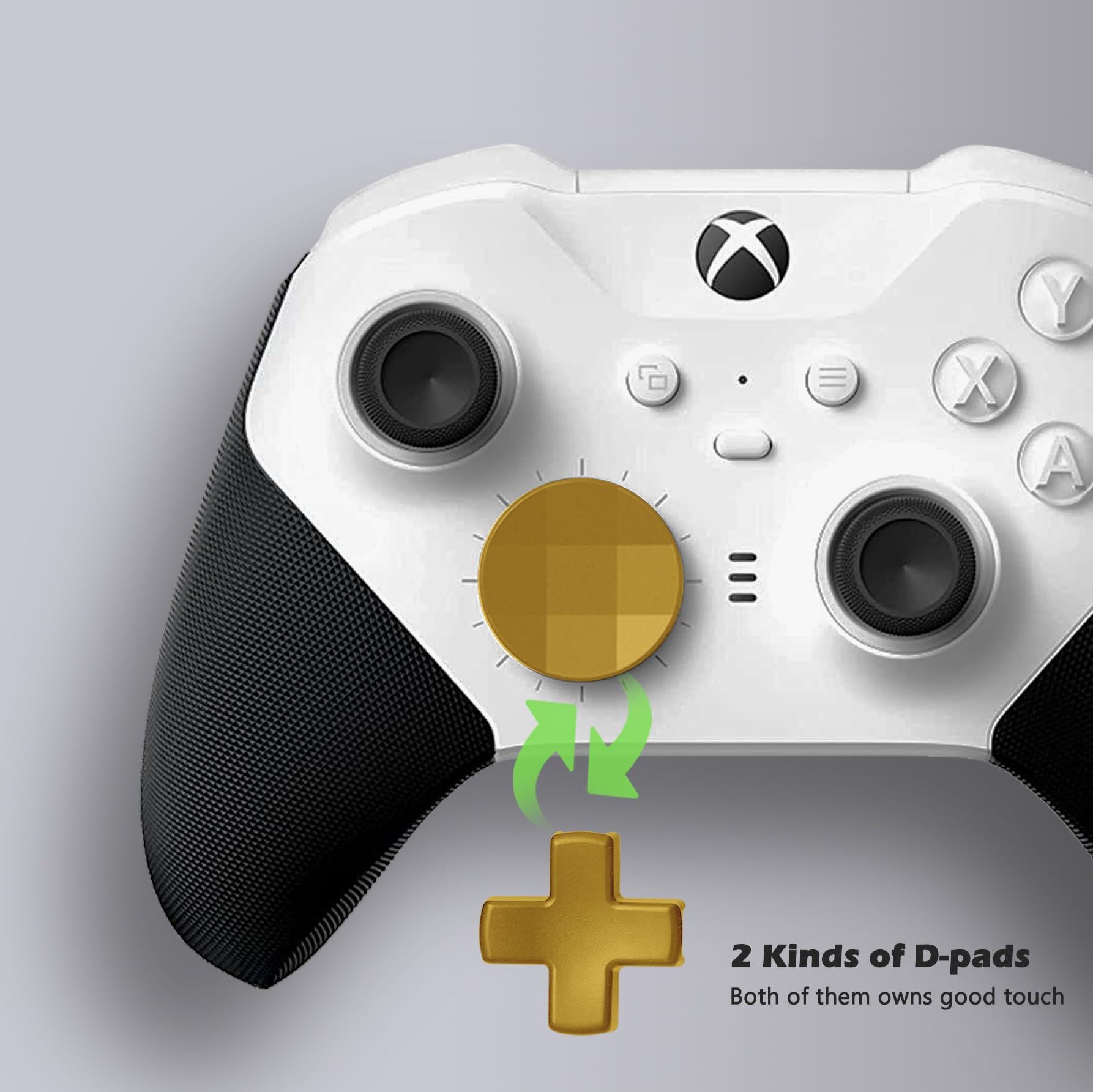 Xbox Elite Series 2 Controller Replacement Parts Kit - Complete Component Pack with Carrying Case, Charging Dock, 4 Back Paddles, 2 D-Pads, 6 Thumbsticks & Tools | Compatible with Xbox One Elite Series 2 Core | Perfect for Gaming, Travel & Controller Maintenance