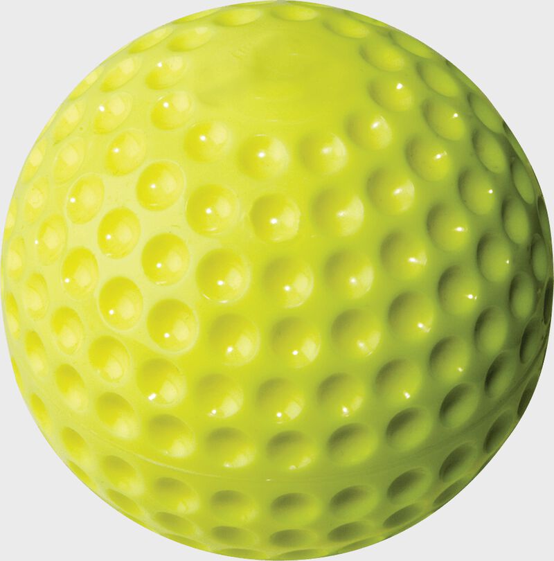 Rawlings PMY12 Yellow Dimple Practice Baseballs - 12 Pack for Pitching, Batting & Fielding Drills | Perfect for Baseball Training & Backyard Practice