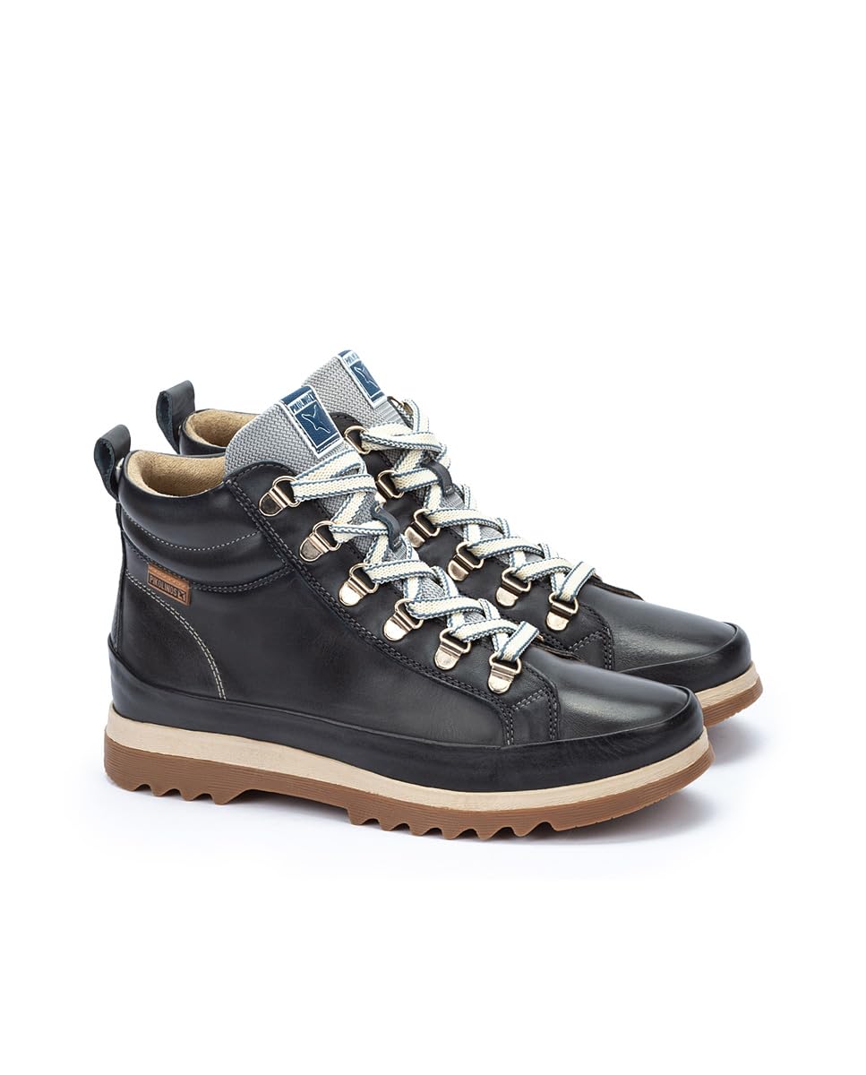 PIKOLINOS Women's Leather Sneakers - Vigo Style Comfortable Walking Shoes for Casual Outfits & Travel | Fashionable & Lightweight Footwear