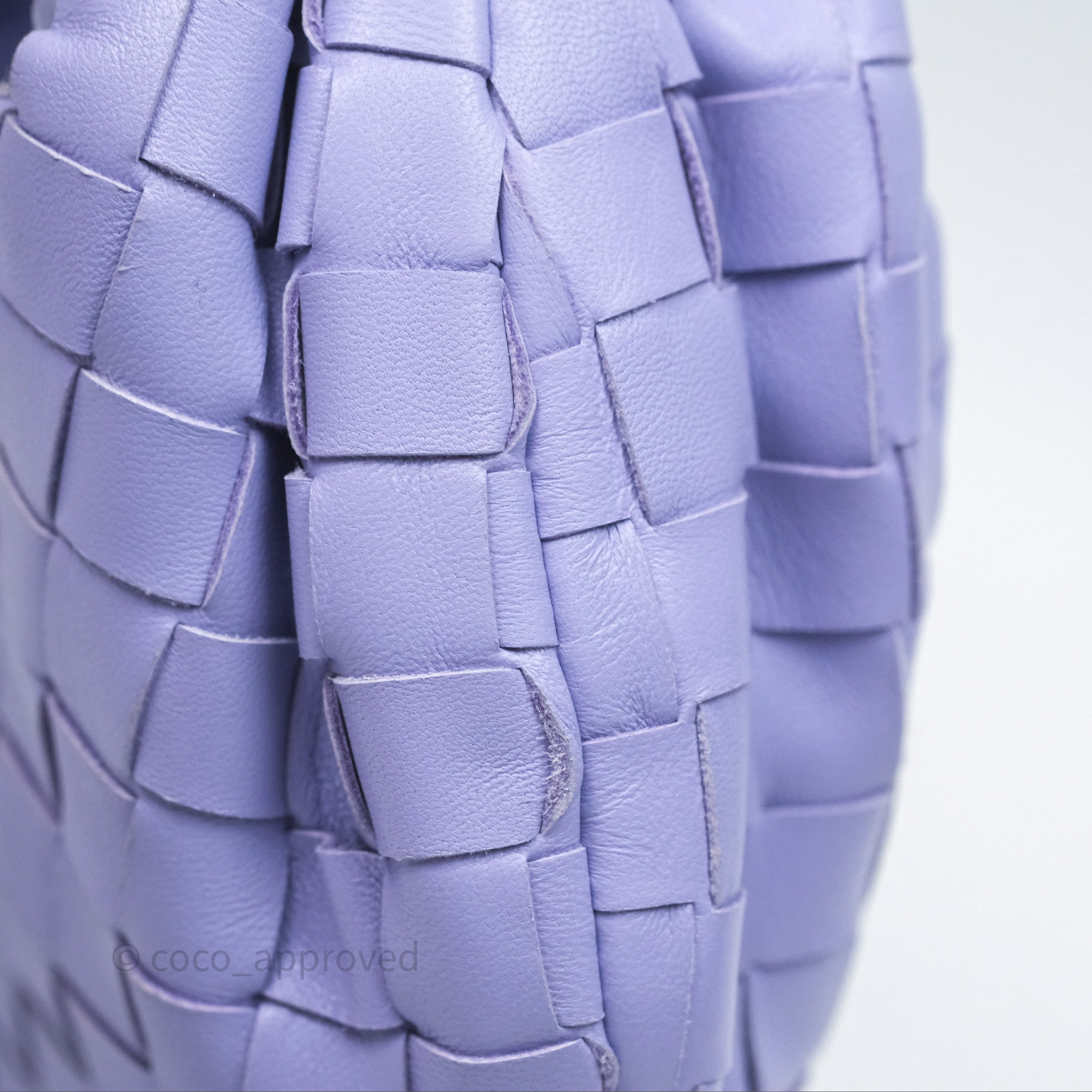 Bottega Veneta Mini Jodie Bag in Purple Intrecciato Lambskin Leather - Perfect for Everyday Use, Date Nights & Special Occasions