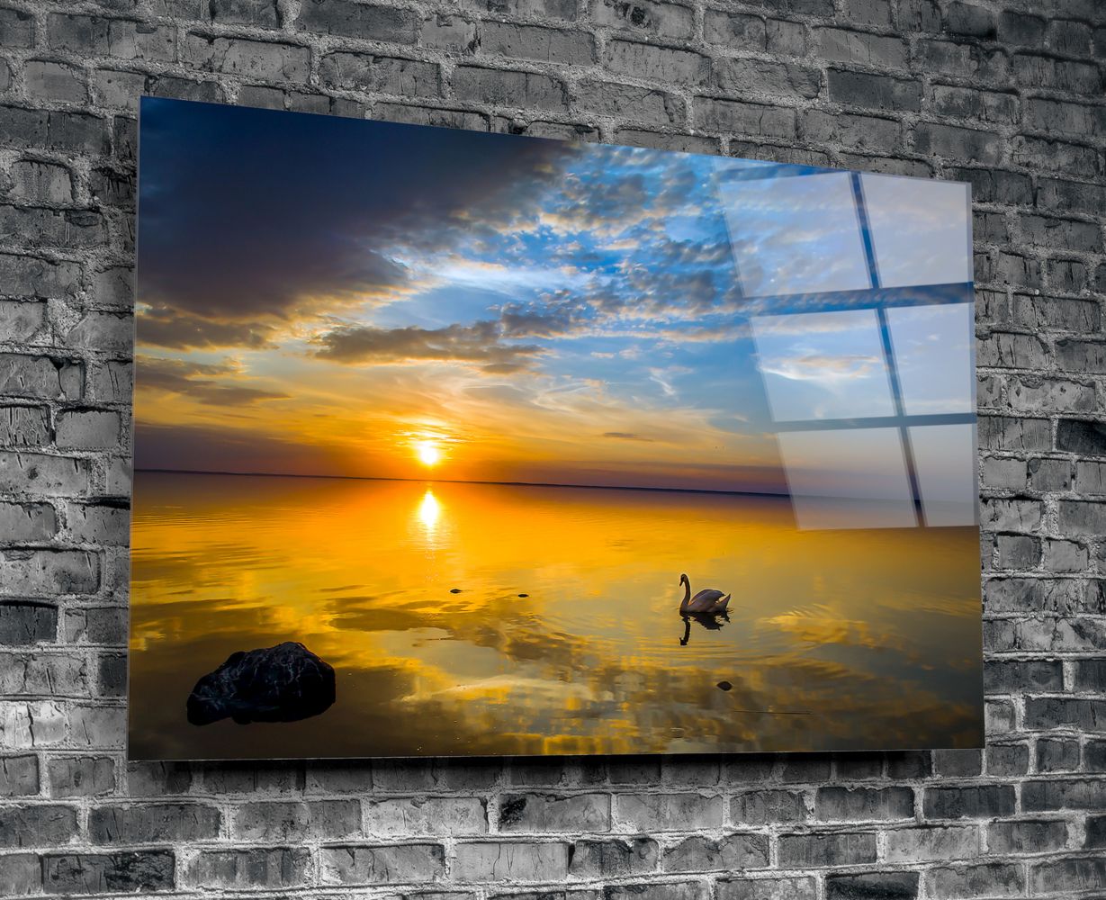Sunset III - Stunning Sunset Wall Art for Home & Office Decor | Perfect for Living Room, Bedroom & Office Spaces