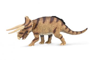 CollectA Dinosaur Figurine - Triceratops Horridus Confronting Pose - Realistic Dinosaur Toy for Kids & Collectors - Perfect for Play, Education & Diorama Displays