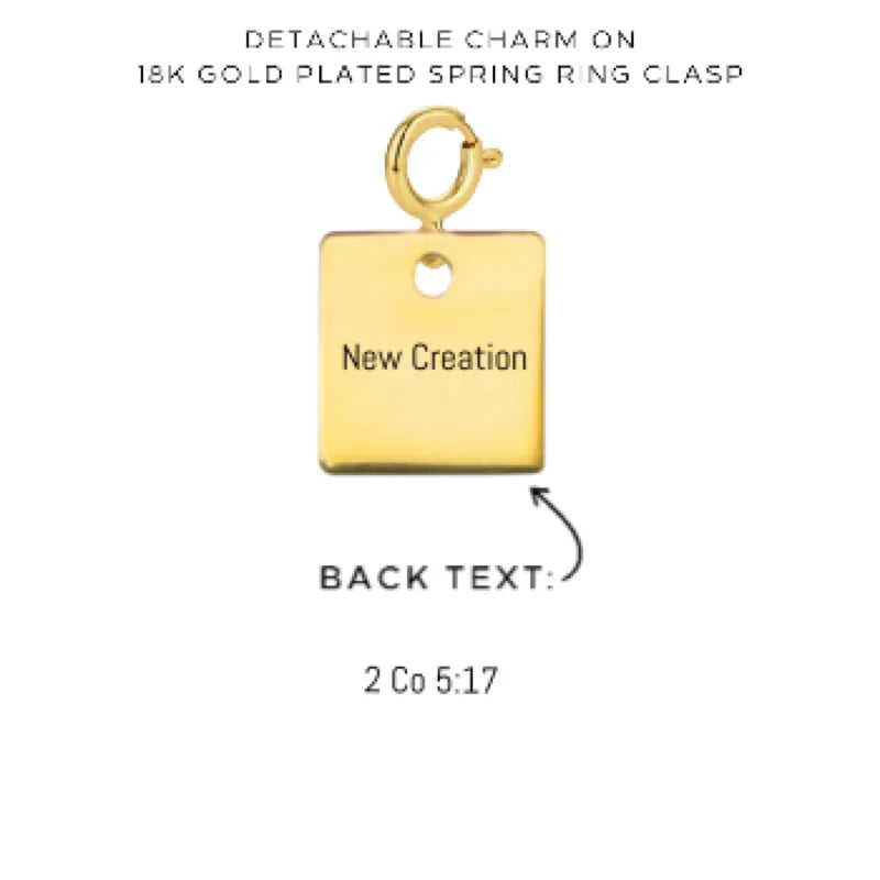 Personalized Engraved Charms with Detachable Clasp - Custom Name Jewelry Gift for Women - Perfect for Bracelets, Necklaces & Keychains - $12.00