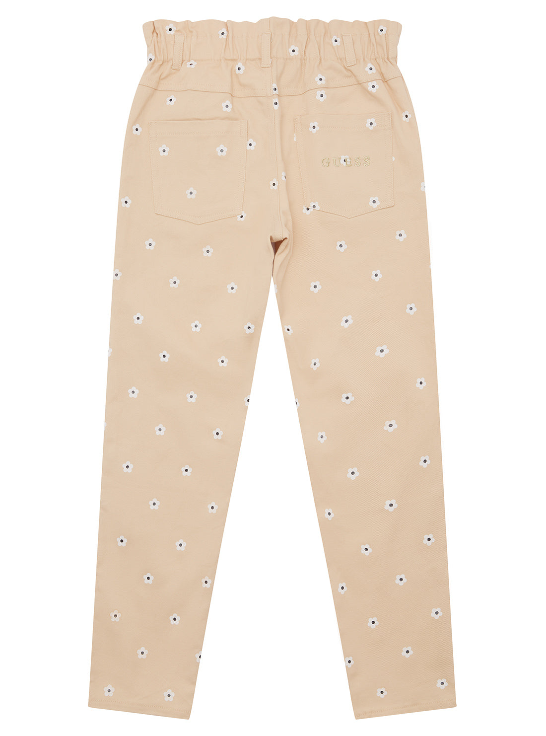 Daisy Print Straight Leg Pants for Women - High Waist Casual Trousers (Size 2-7) | Perfect for Office, Travel & Everyday Wear