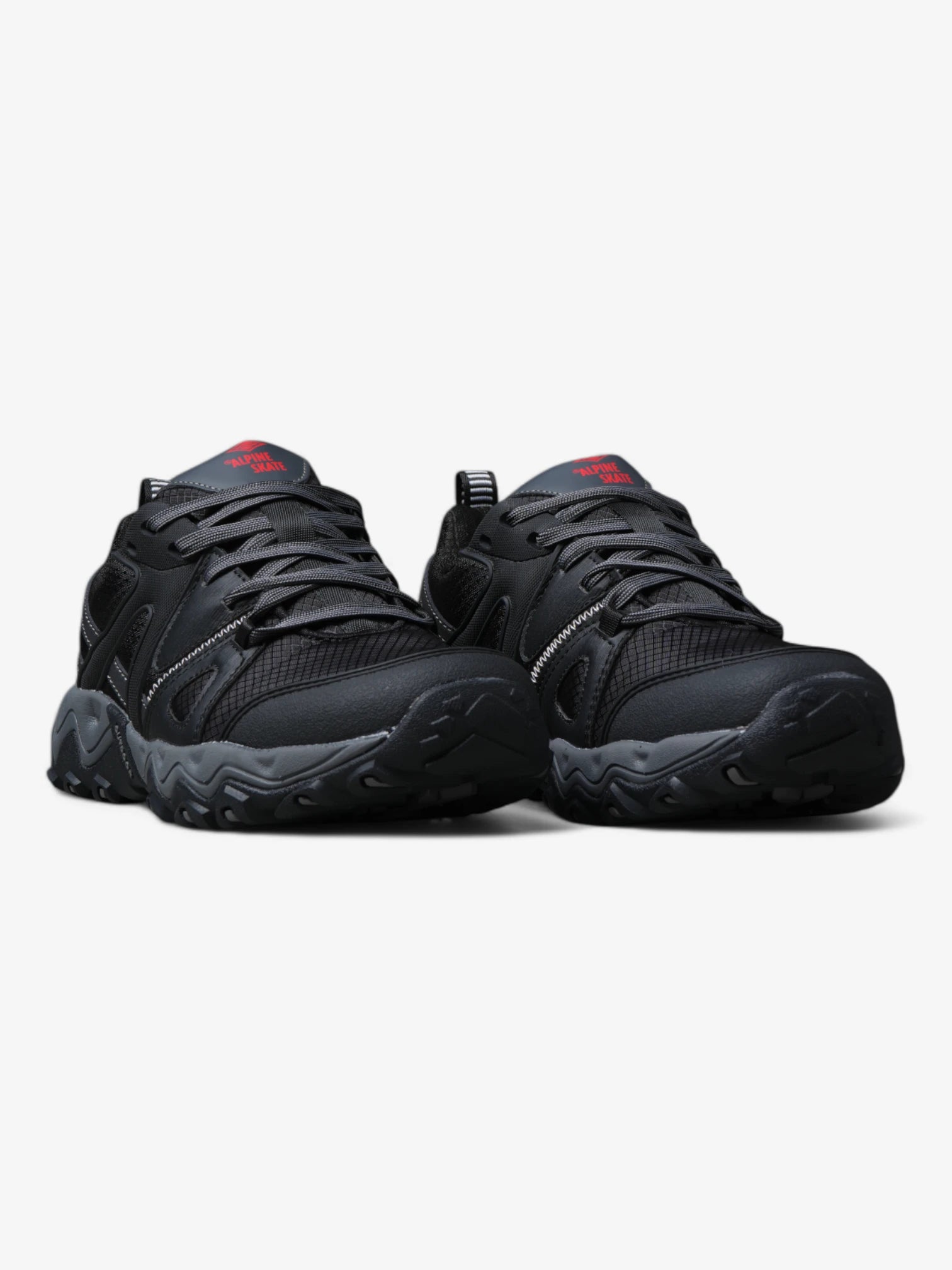Alpine Skate Boulder Black Skate Shoes - High-Performance Men's & Women's Sneakers for Street Skating, Casual Wear & Urban Fashion