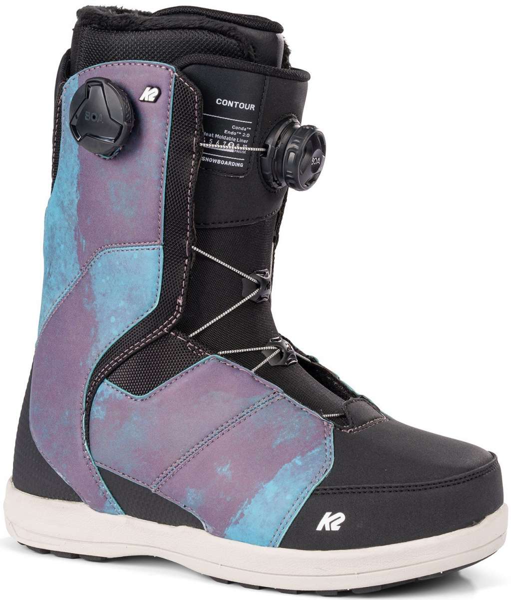 K2 Women's Contour Snowboard Boots 2023 - Comfortable & Supportive for All-Mountain Riding - Perfect for Freestyle, Park & Powder Snowboarding