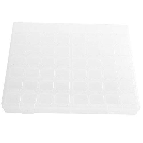 Premium Nail Art Storage Box - Organize Manicure Tools & Jewelry - Durable Clear Plastic Case for Needles, Beads, and Small Accessories - Perfect for Salons, Home Use, and Travel