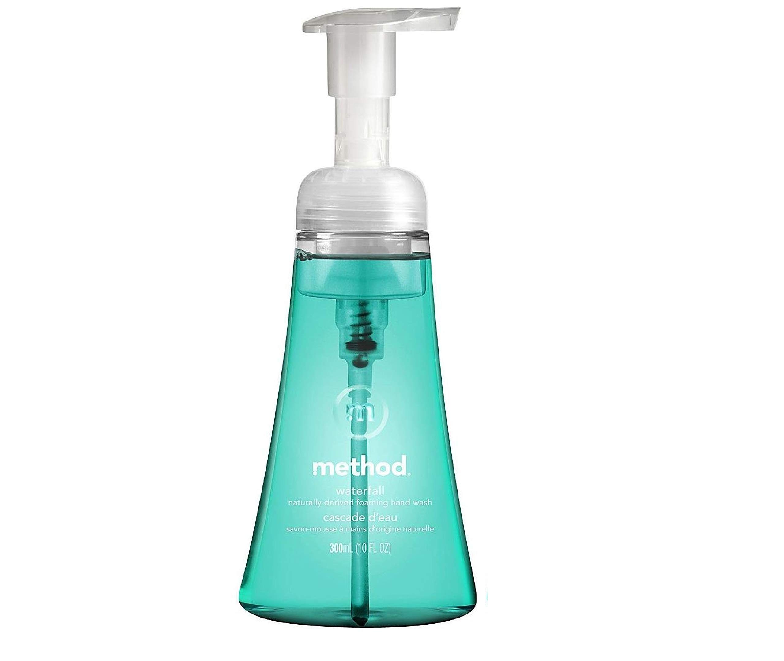 Method Foaming Hand Wash Refill - Waterfall Scent, 10 Fl Oz (Pack of 3) | Gentle Liquid Soap for Kitchen, Bathroom & Office | Cruelty-Free & Vegan Hand Soap