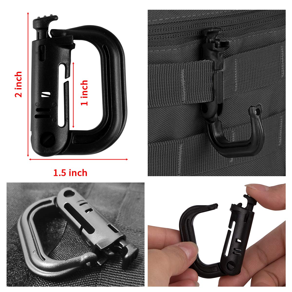 IronSeals Sports Water Bottle Pouch - Tactical Molle Nylon Mesh Drawstring Carrier for Hiking, Camping, and Outdoor Adventures