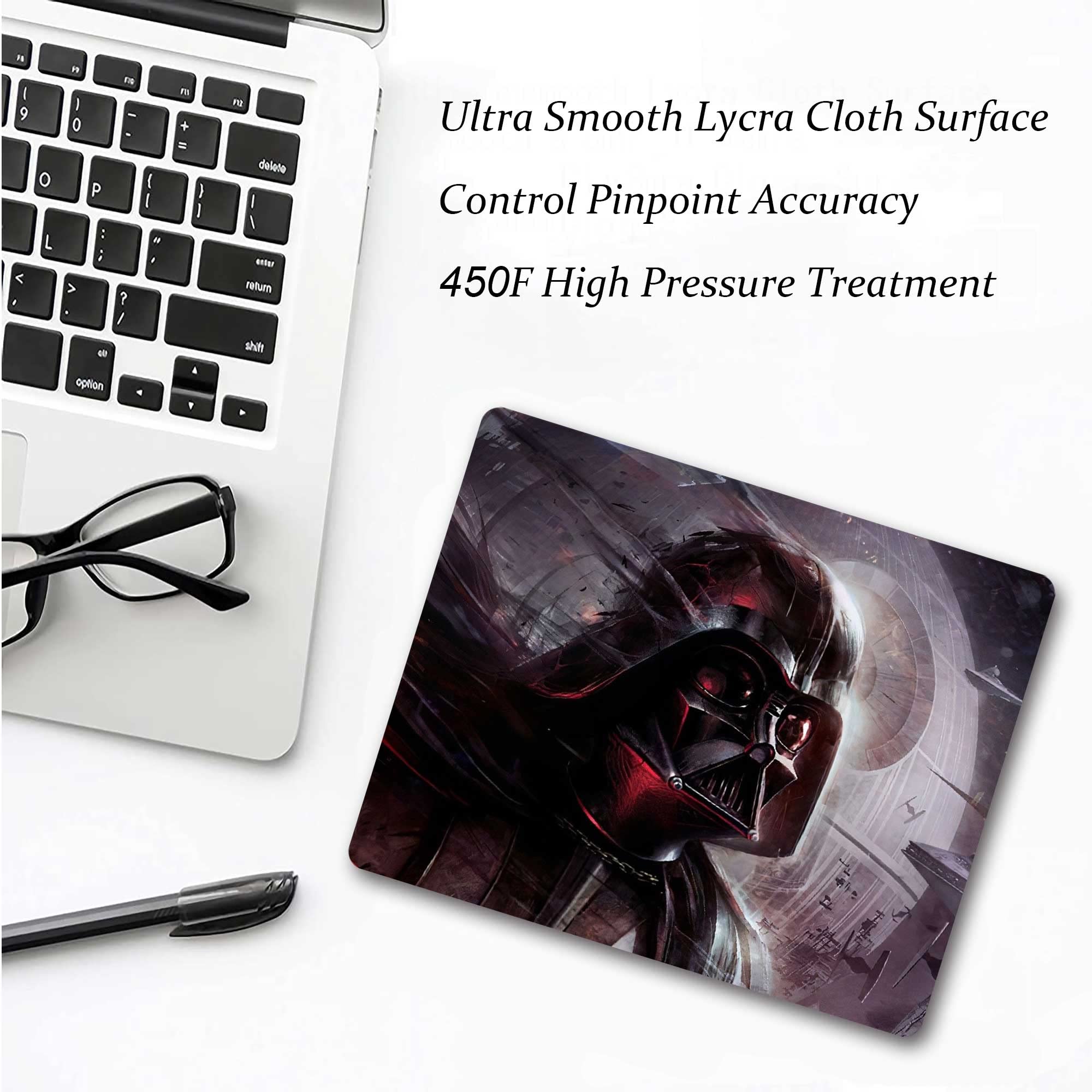 Premium Gaming Mouse Pad - Non-Slip Black Warrior Design for Wireless Mouse, Laptop & Desk Accessories | Large Computer Mousepad for Office, Gaming & Home Decor