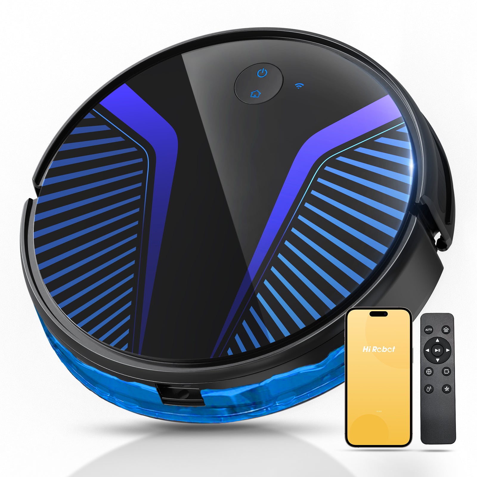 Thamtu Robot Vacuum and Mop Combo - 3000Pa Strong Suction, Alexa & App Control, 120min Runtime - Perfect for Hard Floors, Carpets & Pet Hair - Smart Cleaning for Homes with Pets & Busy Families