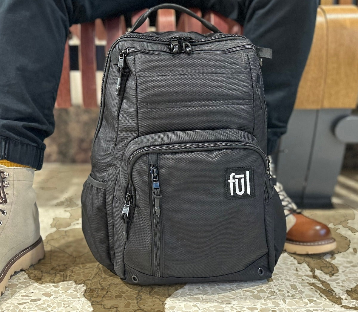 Tactics Collection Phantom Backpack - Durable Military Style Backpack for Men & Women, Black - Perfect for Hiking, Travel, School & Everyday Use