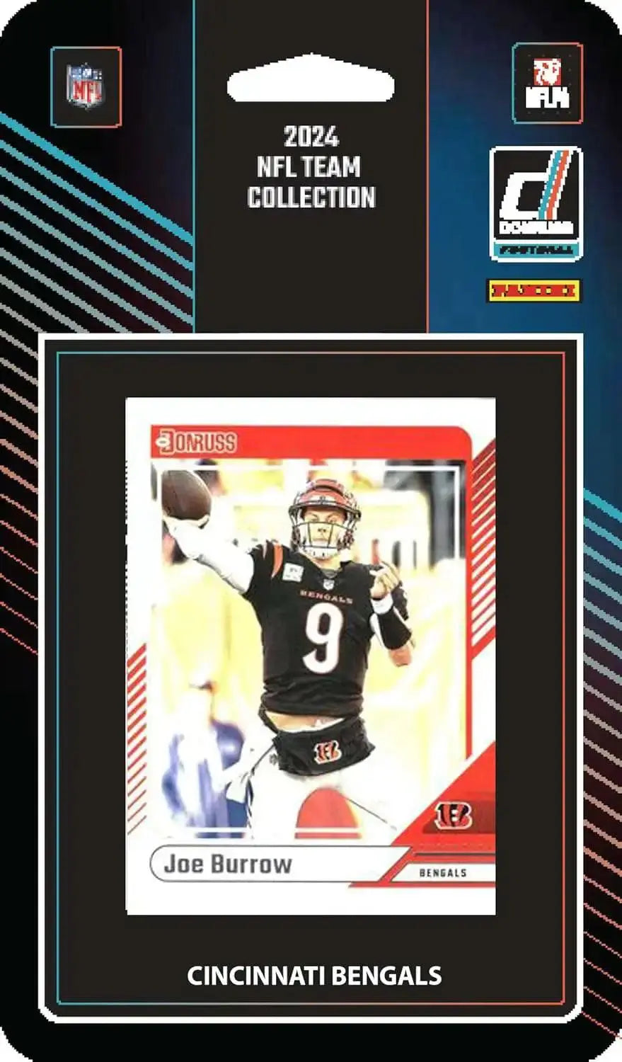 2024 Cincinnati Bengals NFL Donruss Team Set Football Trading Cards - Perfect for Collectors, Fans & Fantasy Sports Enthusiasts