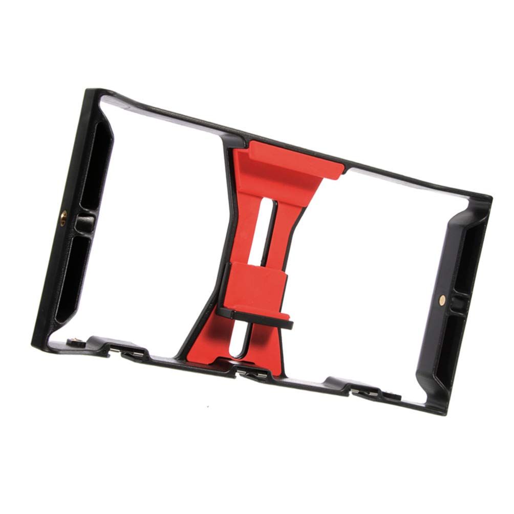 **Hemobllo Camera Tripod Stand - Professional Phone Stabilizer for Video Recording, Vlogging, Filmmaking & Photography - Compatible with Smartphones & DSLR Cameras (Black & Red) - Perfect for YouTube, TikTok, Travel & Live Streaming**
