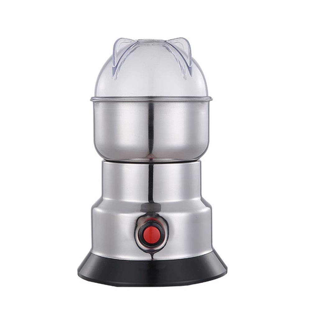 QHYXT 300W Electric Grain Grinder Mill - Stainless Steel Coffee Bean, Herbal, Cereal, Pepper & Spice Grinder for Home Use | Perfect for Coffee Lovers, Baking & Healthy Smoothies