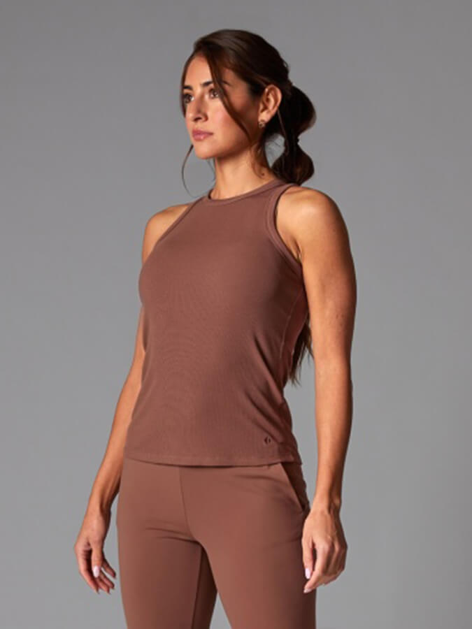 Tavi Perfect Fit Rib Women's Tank Top - Soft Stretch Comfortable Casual Wear for Women - Ideal for Yoga, Workouts, and Everyday Outfits