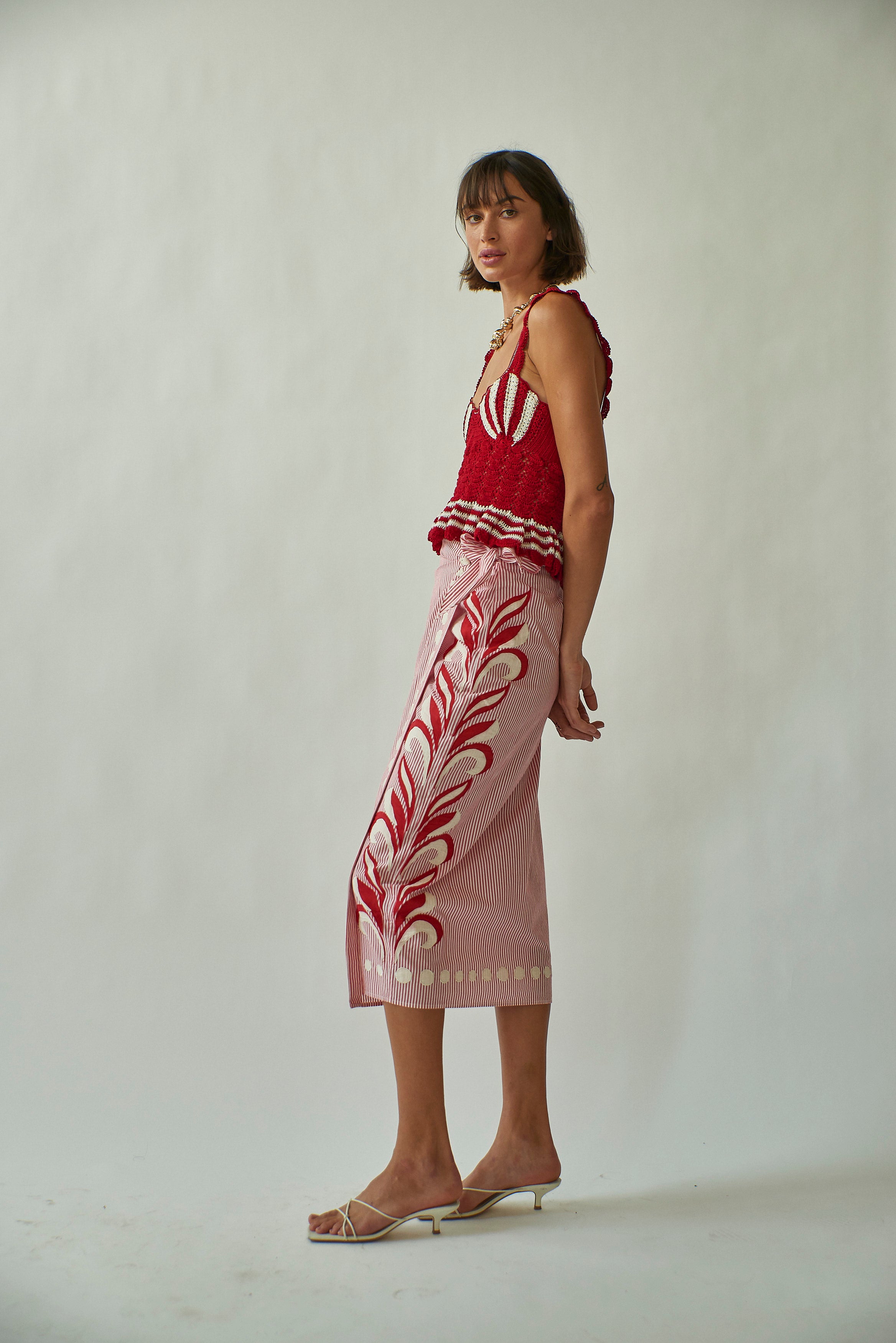 Loren Skirt 2 - Women's Flowy Midi Skirt with Pockets | Perfect for Casual Wear, Office Outfits & Summer Dresses