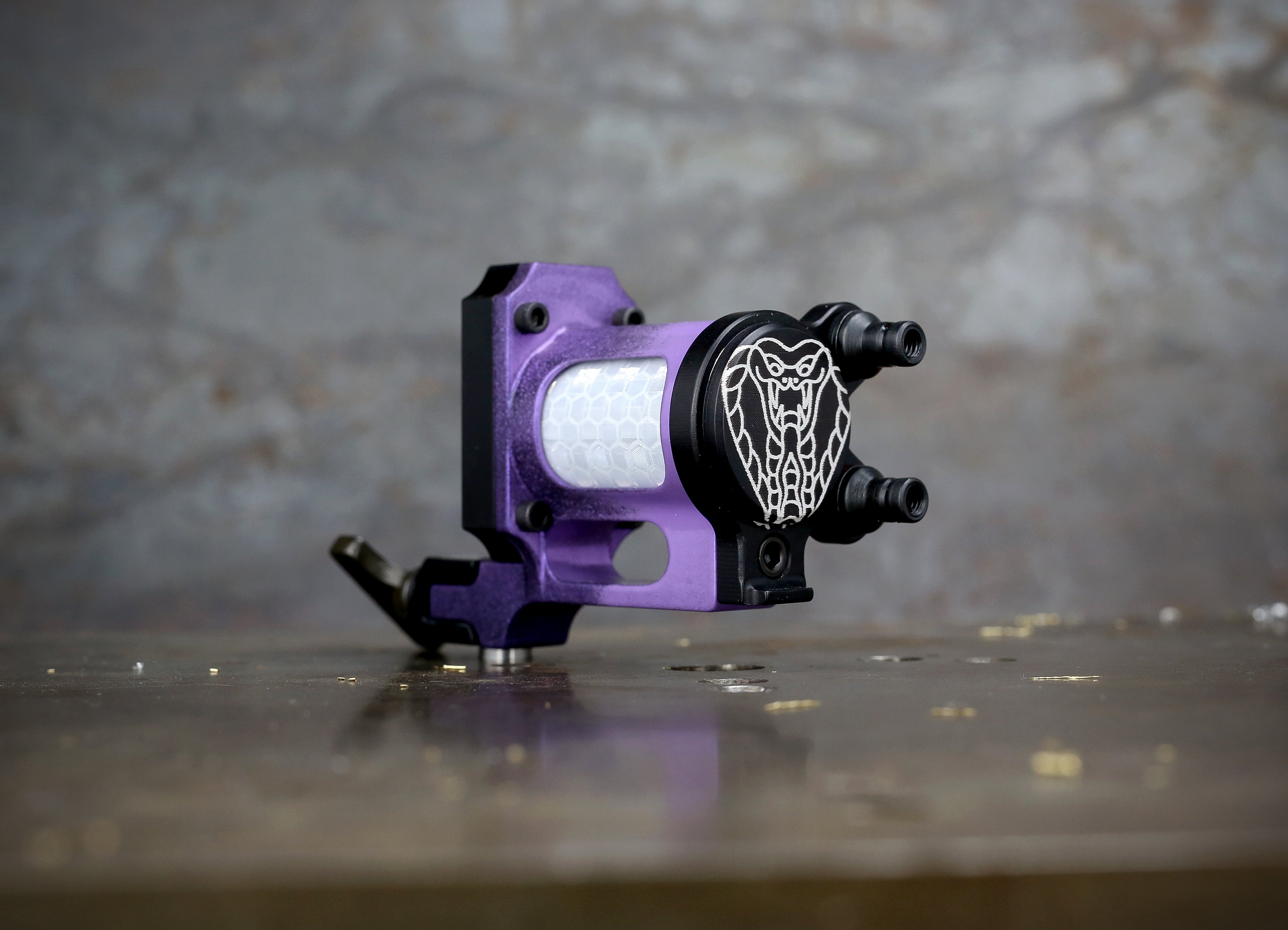 Limited Edition Pike x Rogers Slider Rotary Purple GOOD OMEN Cobra Knife - Perfect for Outdoor Adventures, Camping & Collecting