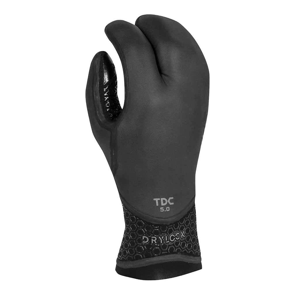 XCEL Drylock 5mm Lobster Gloves (3-Finger) for Cold Water Diving, Surfing & Fishing - Premium Neoprene Hand Protection