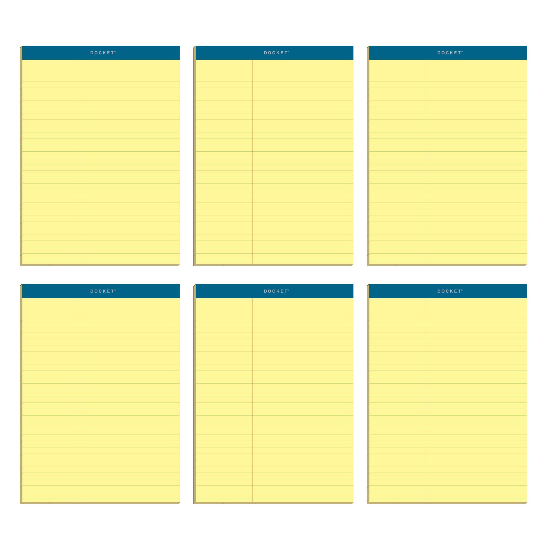 Legal Writing Pads 8.5