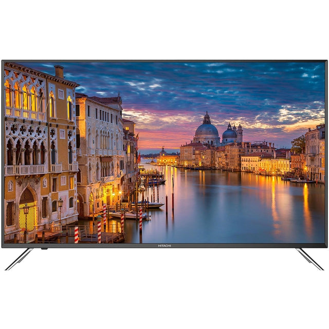 Hitachi 50-Inch 4K Ultra HD Smart LED TV (50C61) - HDR, Built-in WiFi, Streaming Apps for Home Theater & Gaming