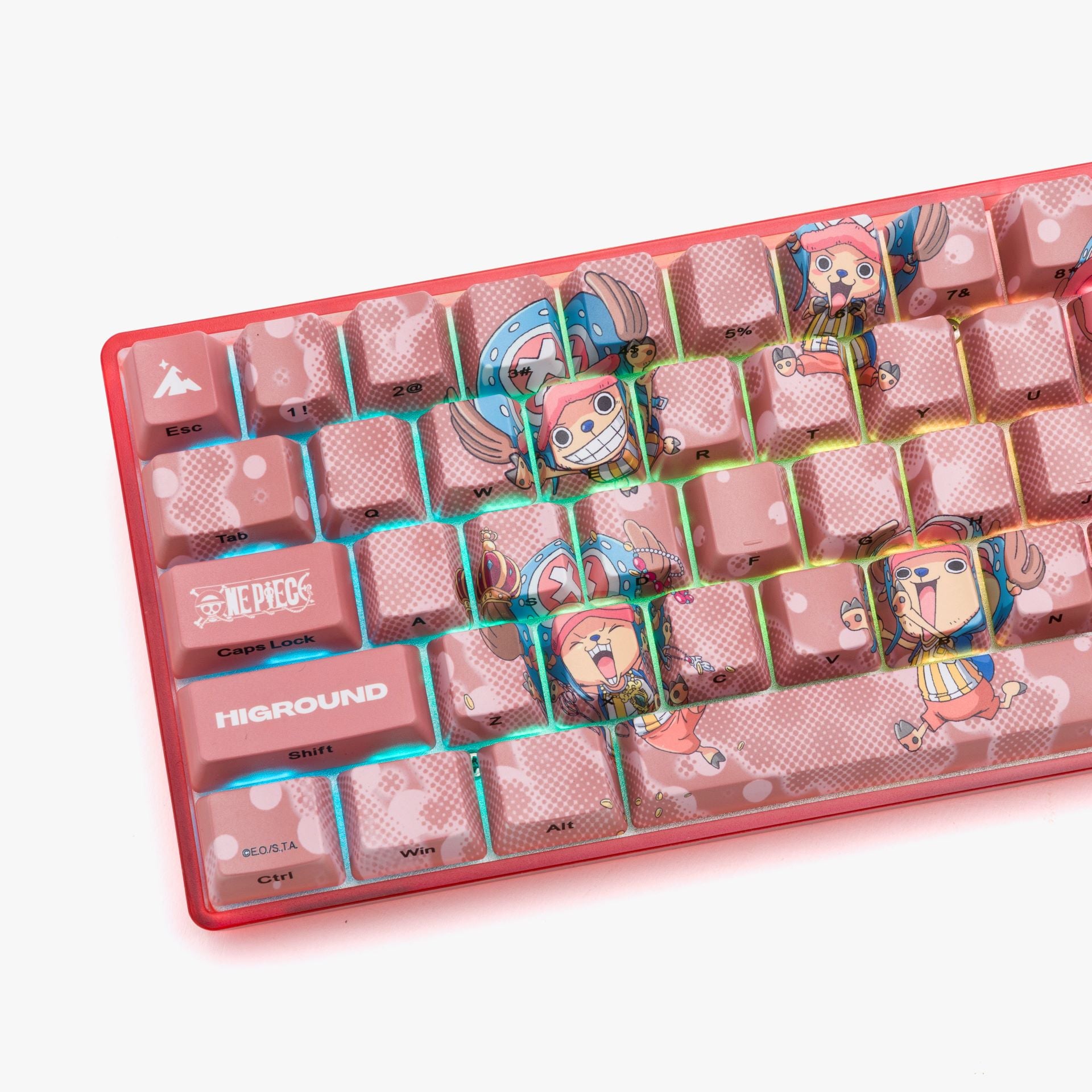 One Piece x HG Basecamp 65 Keyboard - Chopper Edition | Mechanical Gaming Keyboard for Anime Fans | Perfect for Gaming, Office & Anime Collectors