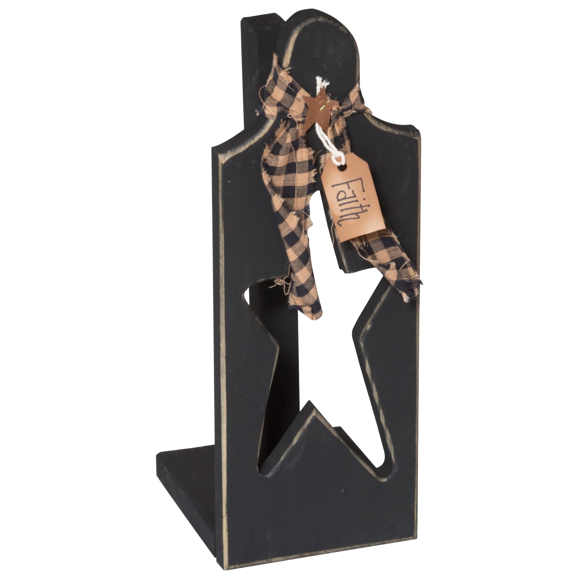 Rustic Black Farmhouse Paper Towel Holder - Wall Mount or Countertop Stand for Kitchen, Bathroom & Laundry Room Organization