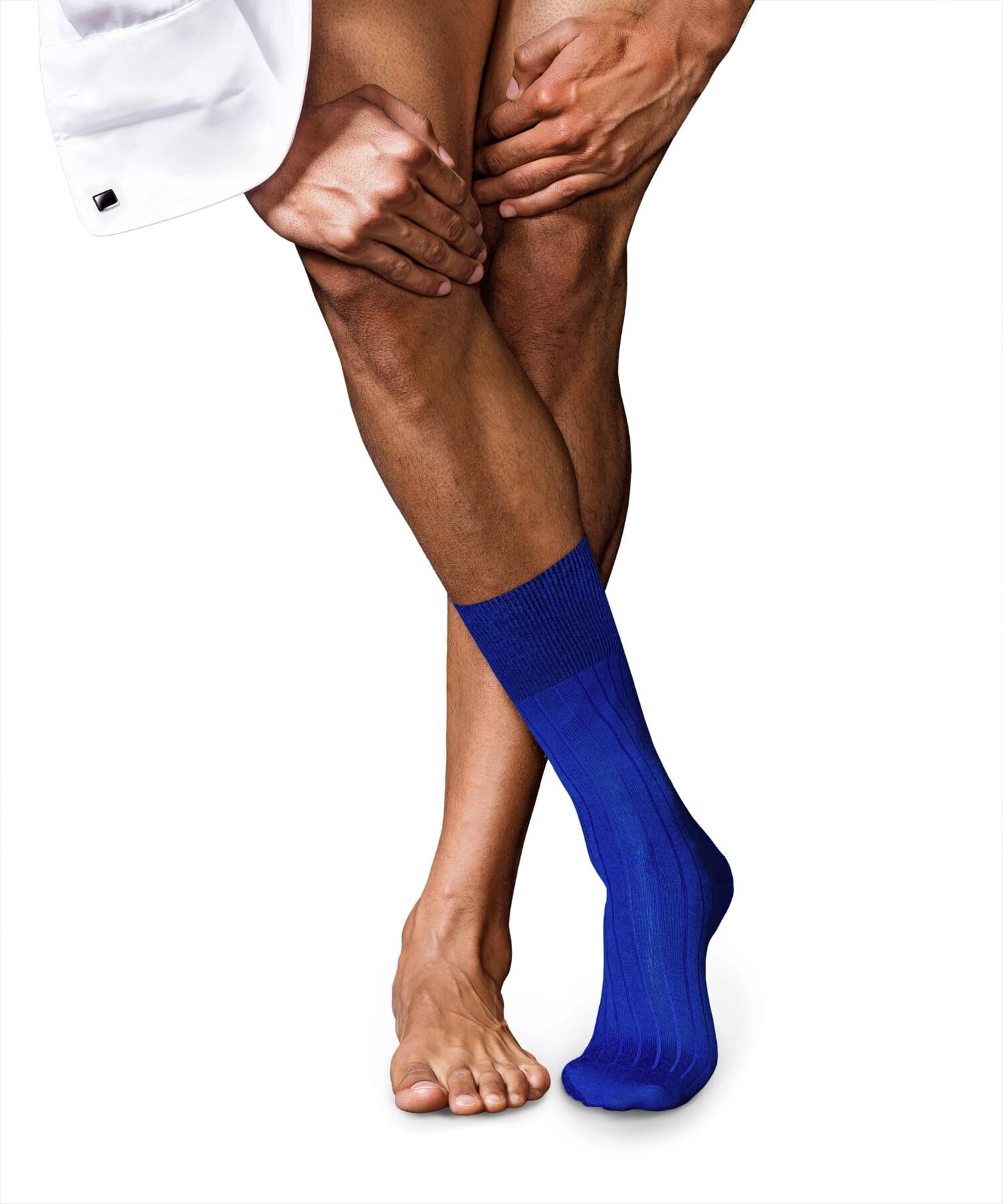 FALKE Men's No. 2 Premium Cashmere Dress Socks - Lightweight, Ultra Soft & Insulating Crew Length Stockings for Business, Office & Formal Occasions