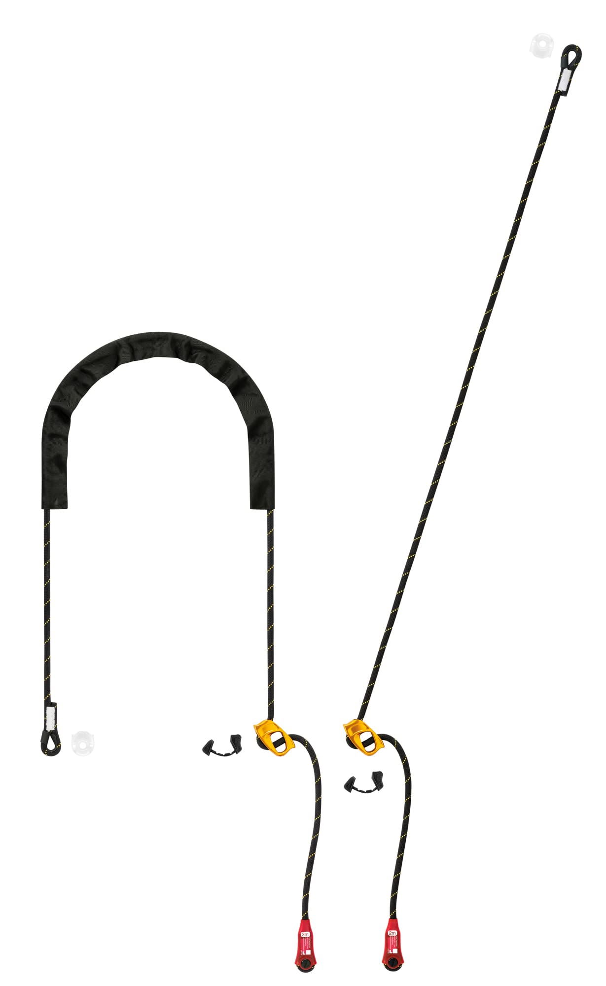 Petzl Progress Adjust-I Progression Lanyard 5m - Adjustable Safety Lanyard for Climbing, Work Positioning & Fall Arrest - Ideal for Rock Climbing, Construction & Industrial Use