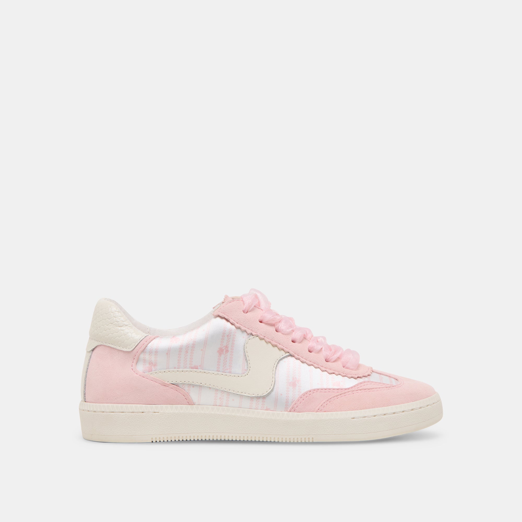 Byrdie Golf Sneakers for Women - Pink Floral Nylon Athletic Shoes - Perfect for Golf, Walking & Casual Wear