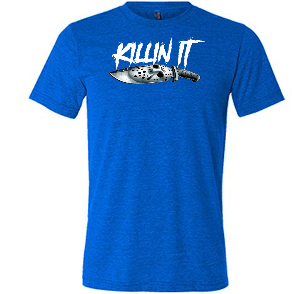 Unisex Slasher Killin It T-Shirt - Horror Movie Fan Gift, Halloween Costume, Casual Streetwear
