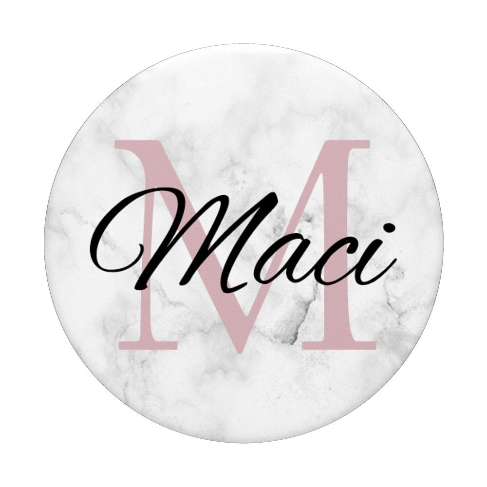 Maci Rose Pink Glamour Monogram Letter M Necklace for Girls - Perfect Gift for Birthdays, Valentine's Day & Special Occasions