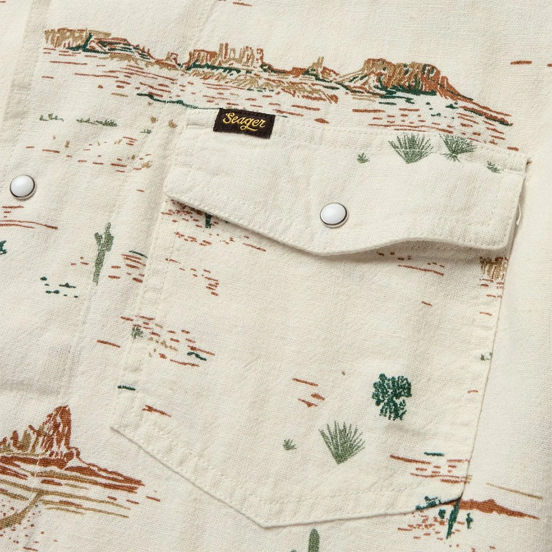 Seager Whippersnapper Short Sleeve Shirt - High Plains Plaid Flannel for Men - Perfect for Outdoor Adventures and Casual Wear