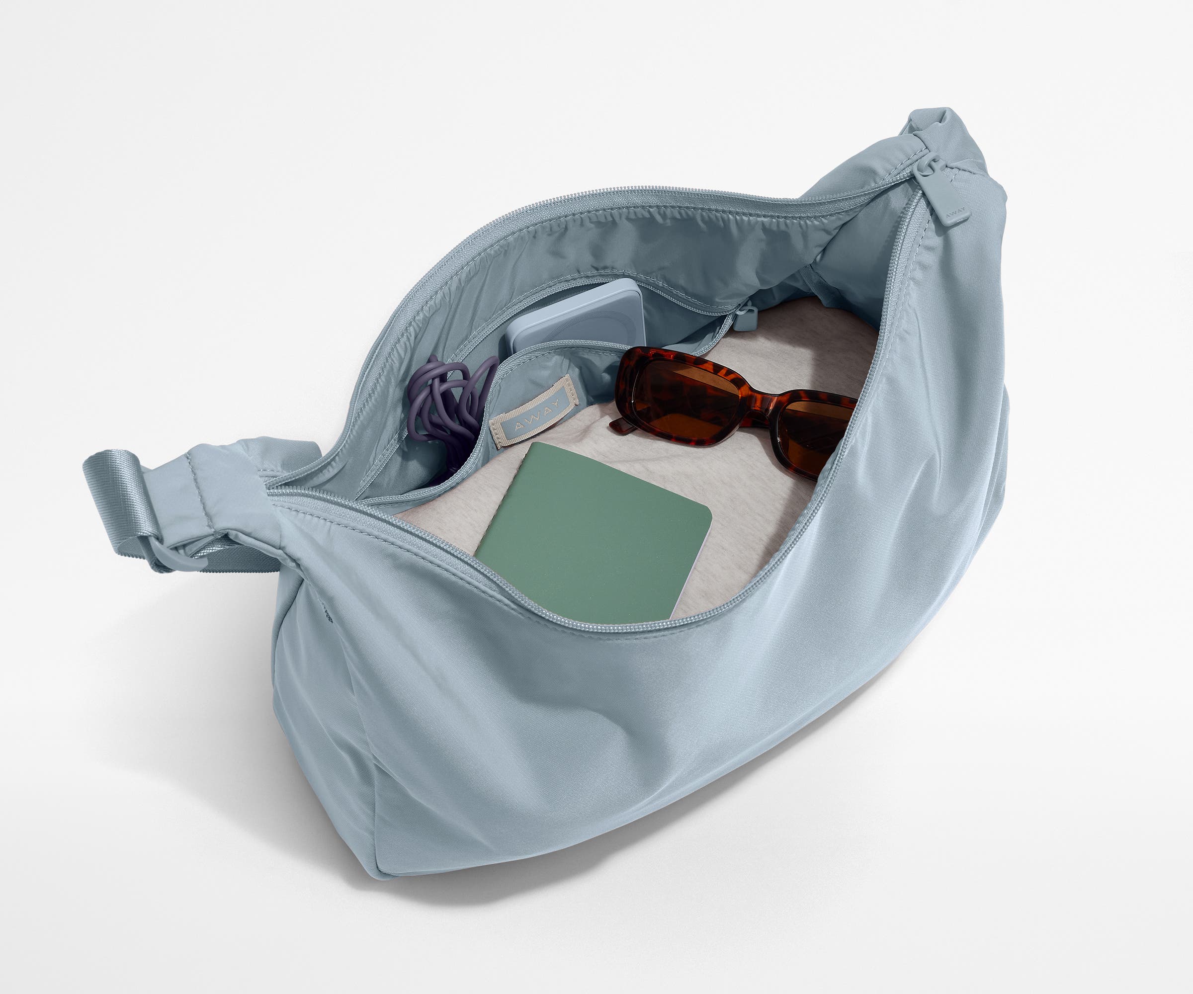 Featherlight Crossbody Bag in Arctic Blue - Stylish & Comfortable for Everyday Use, Travel & Shopping