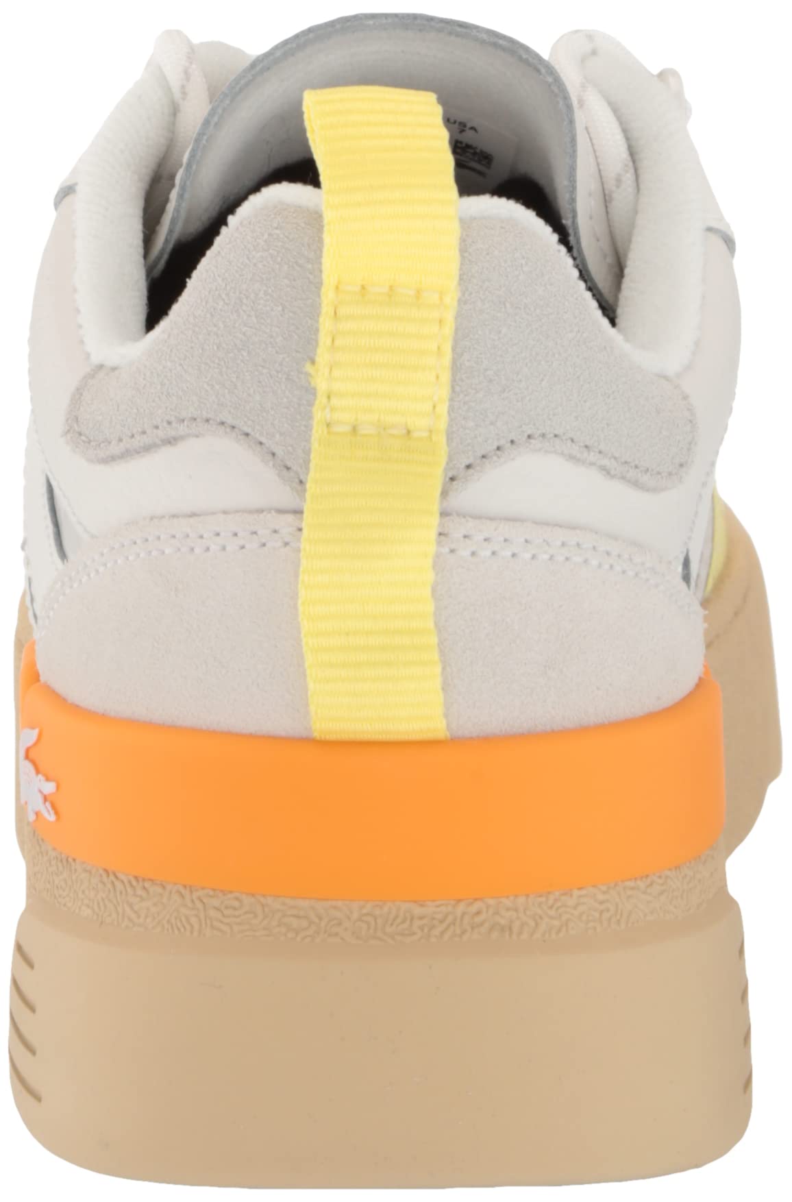 Lacoste Women's L002 Leather Sneakers - Comfortable & Stylish White Casual Shoes for Women | Perfect for Walking, Work & Everyday Wear