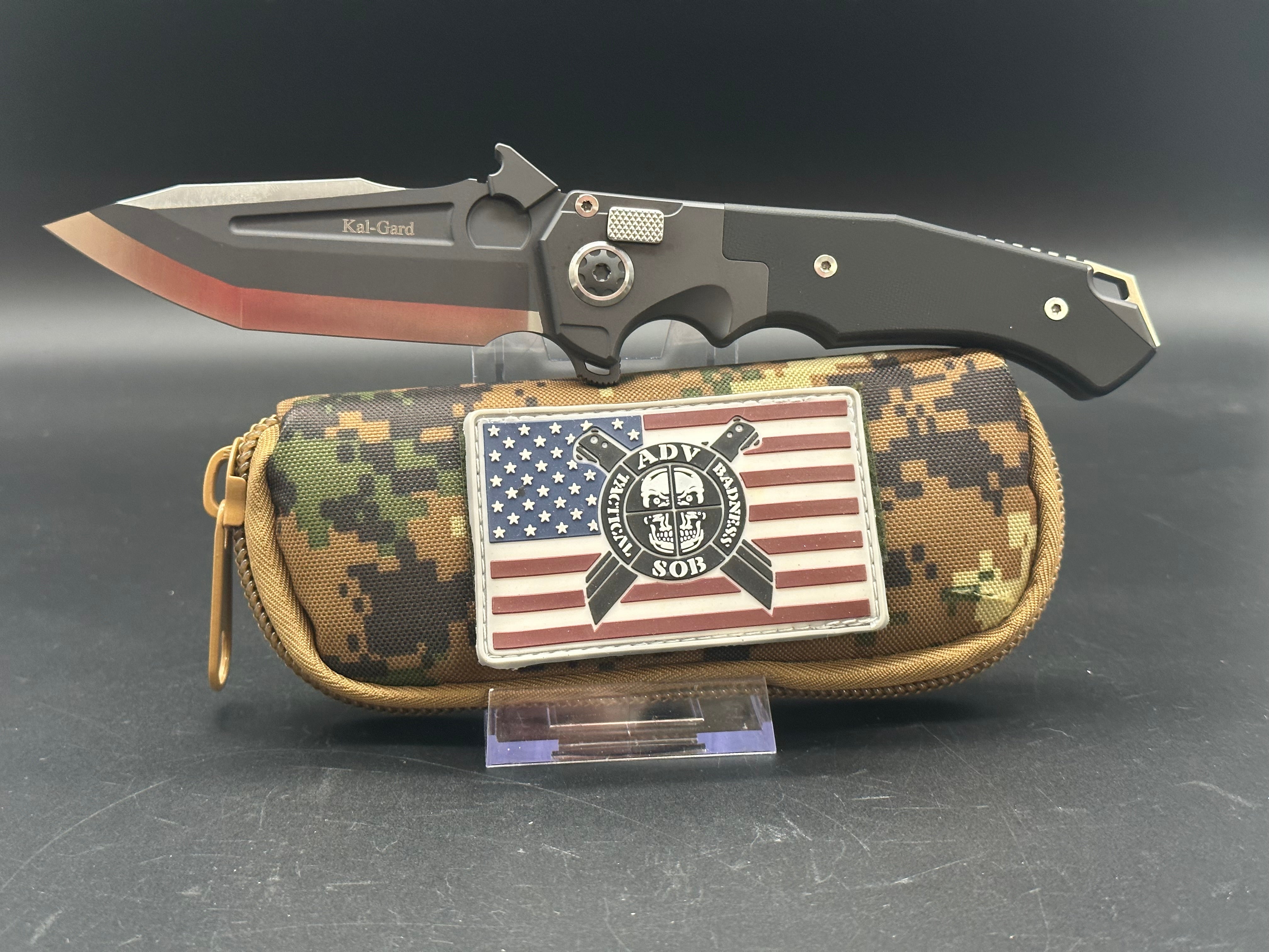 Andre de Villiers Ronin Prototype Tactical Folding Knife - High-Quality EDC Pocket Knife for Outdoor, Survival, and Everyday Carry