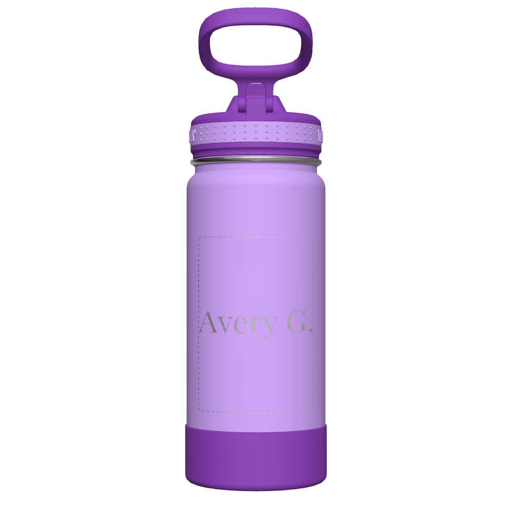 Customized Active Kids Water Bottle with Straw Lid - Leakproof & BPA-Free for School, Sports & Outdoor Adventures