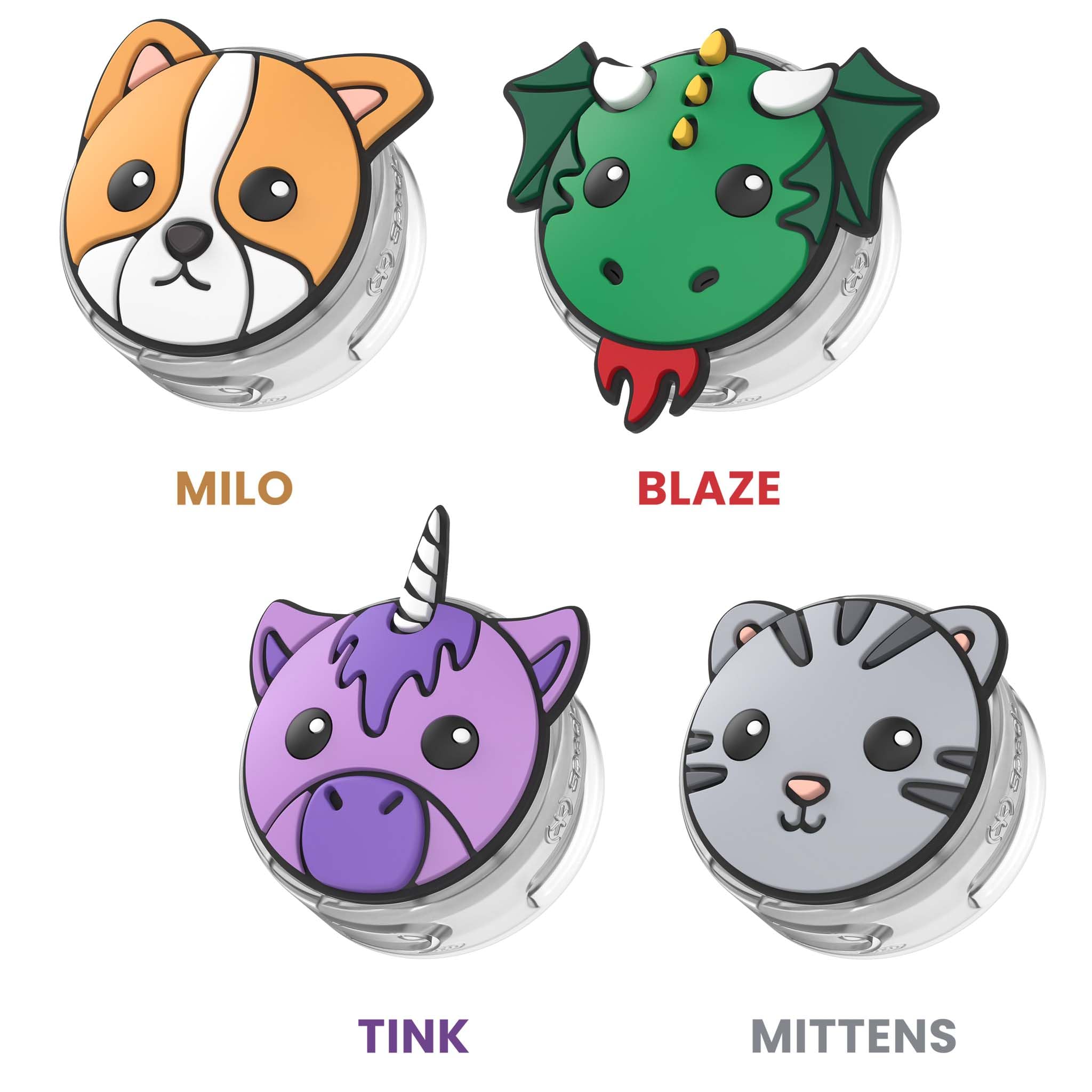 Cute Cartoon AirTag Holder - 4 Fun Characters for Shoes & Collars - Track Pets & Items