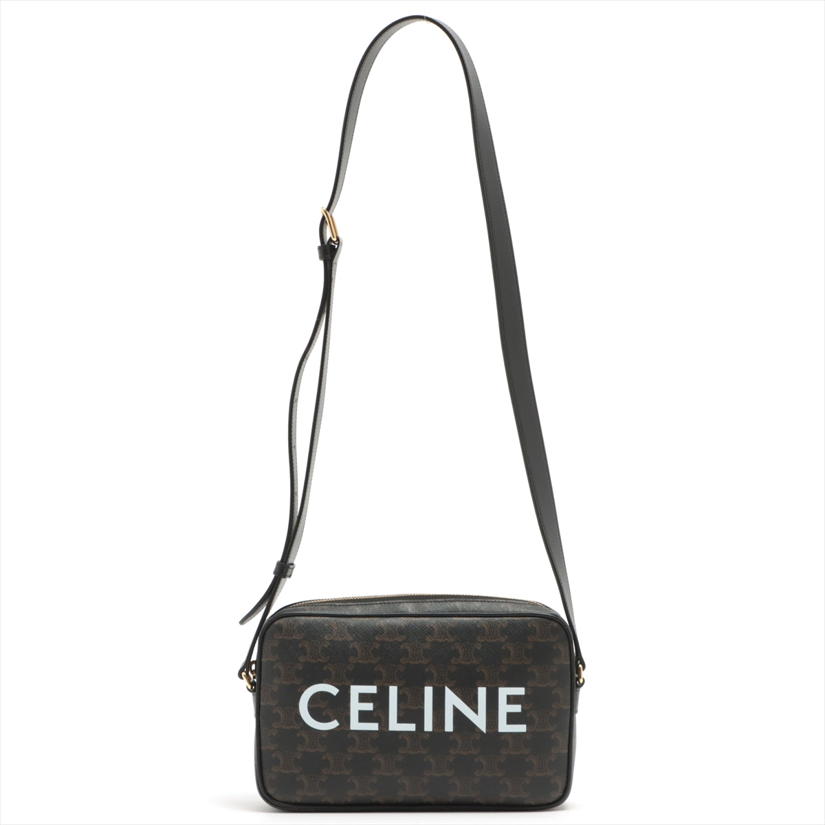 Celine Medium Messenger Bag Triomphe Canvas - Stylish Crossbody Bag for Women, Perfect for Work, Travel & Everyday Use