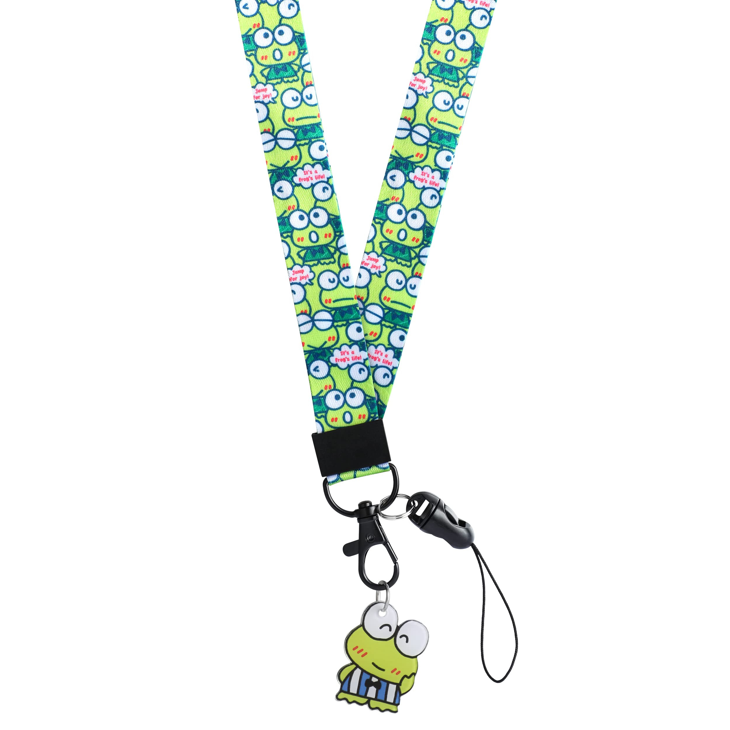 Cute Frog Key Lanyard for ID Badges & Keys - Office & School Use