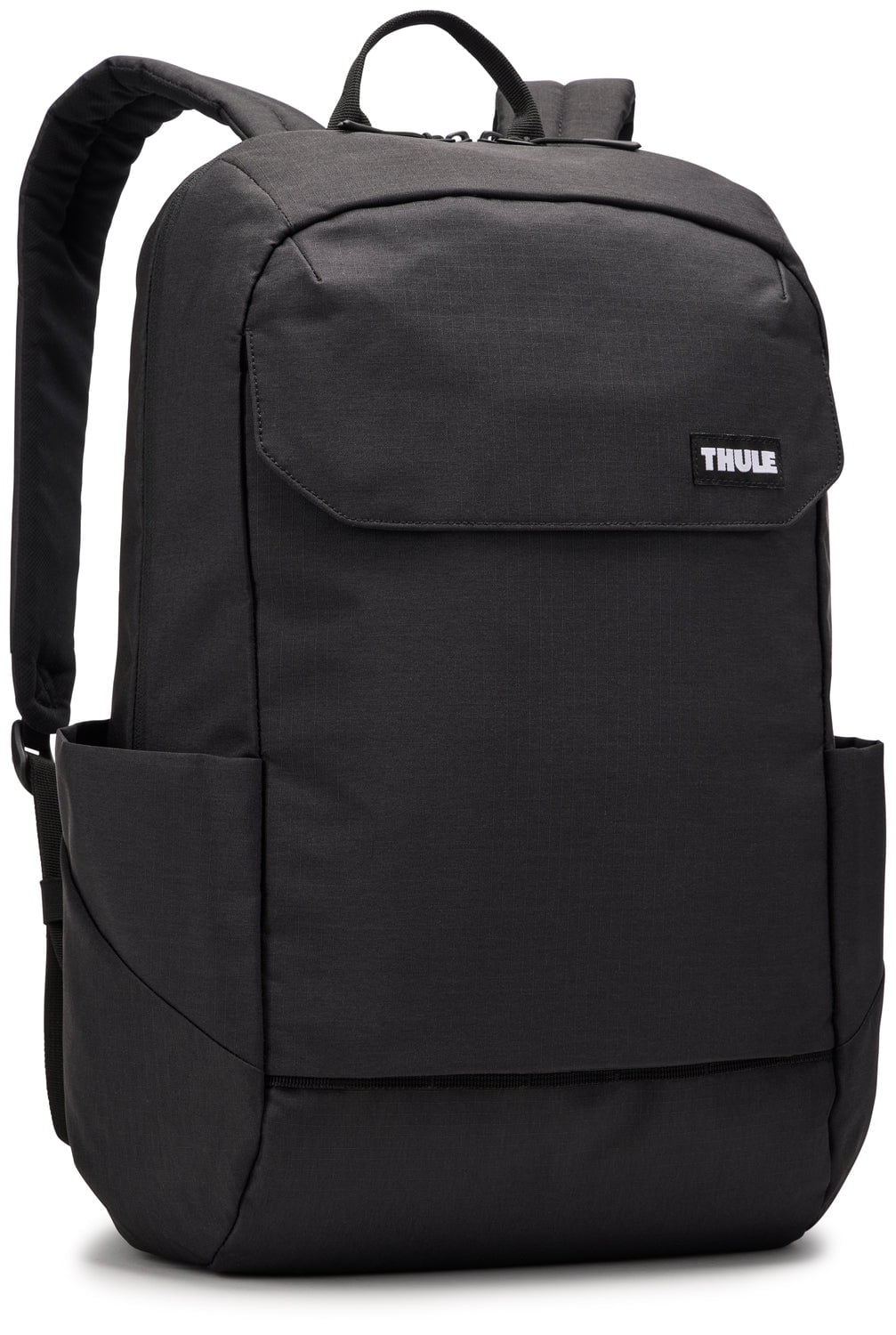 Thule Lithos 20L Backpack - Lightweight & Durable Daypack for Hiking, Travel & Commuting | Water-Resistant Black Backpack for Men & Women