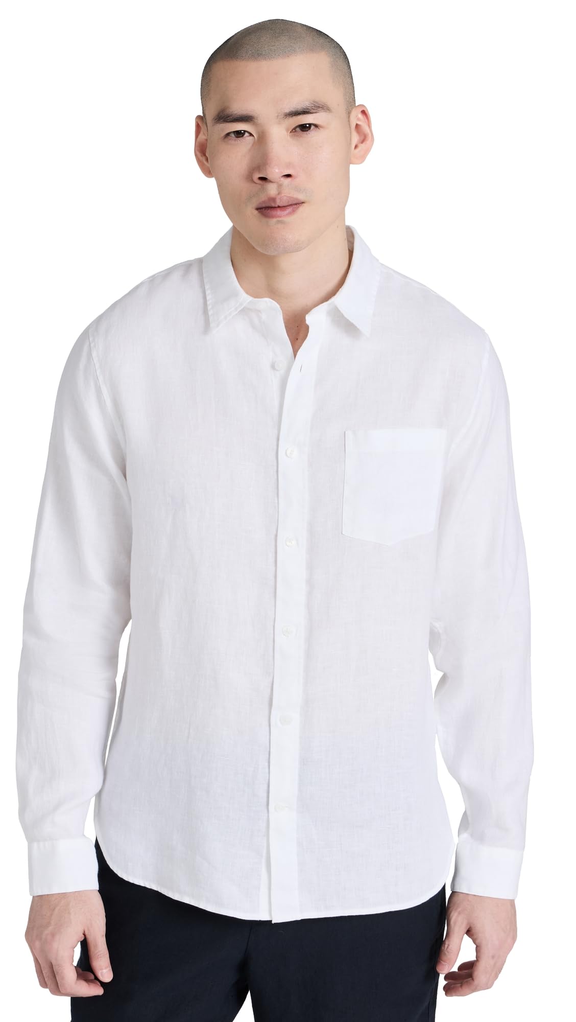 Vince Men's Linen Shirt | Breathable Summer Casual Button Down Shirt for Men | Perfect for Beach, Vacation & Outdoor Activities