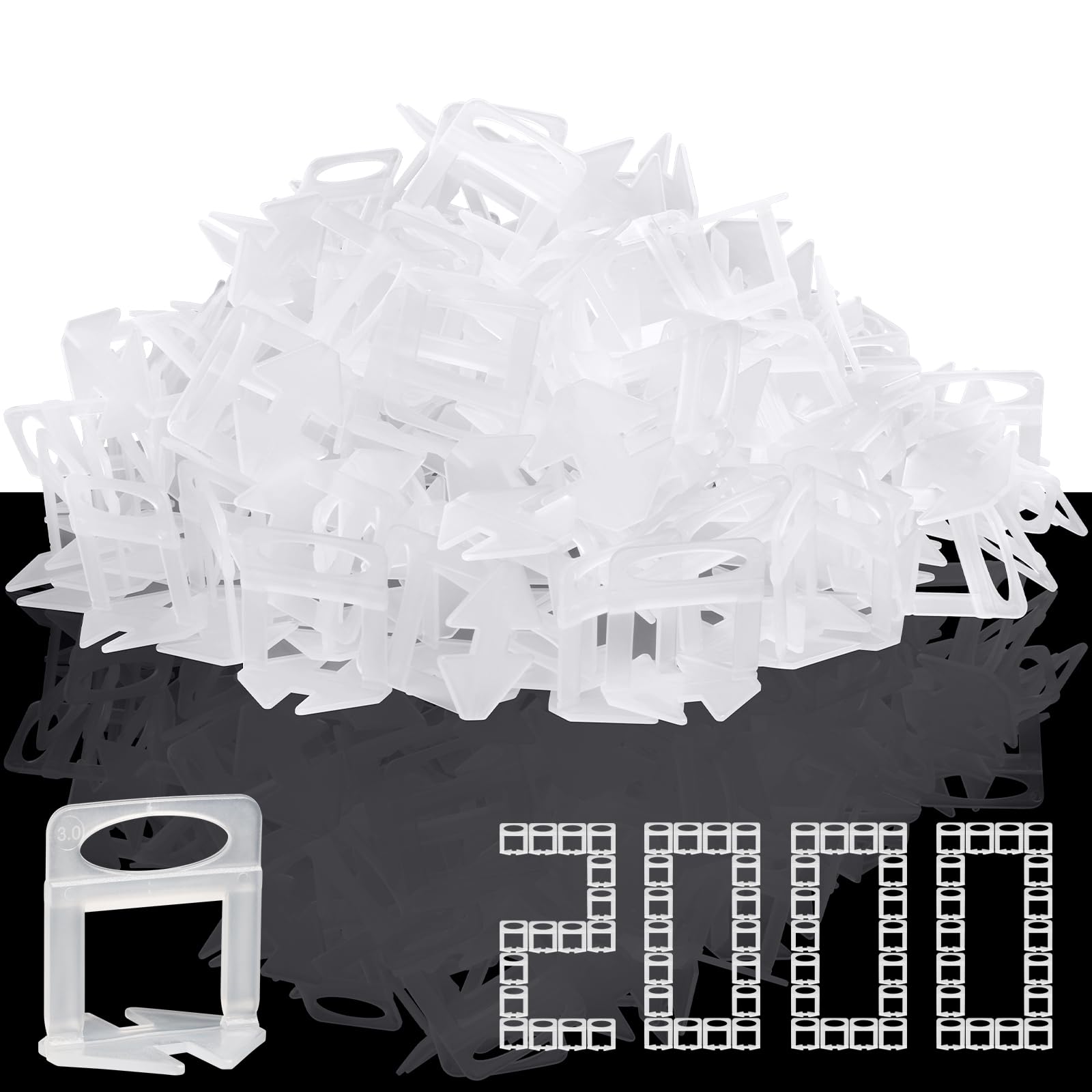 DGSL Tile Leveling System - 2000-Piece 1/8