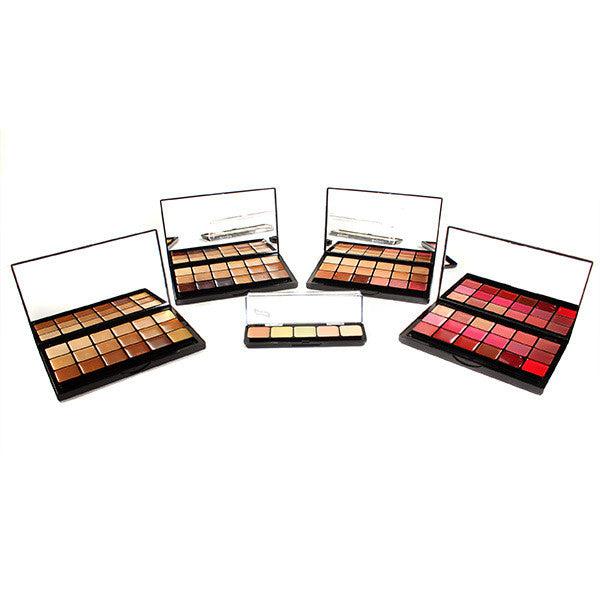 Graftobian HD Glamour Creme Super Palette PRO PAK - Professional Makeup Palette for Contouring, Highlighting & Airbrush - Perfect for Bridal, Photography & Special Effects Makeup