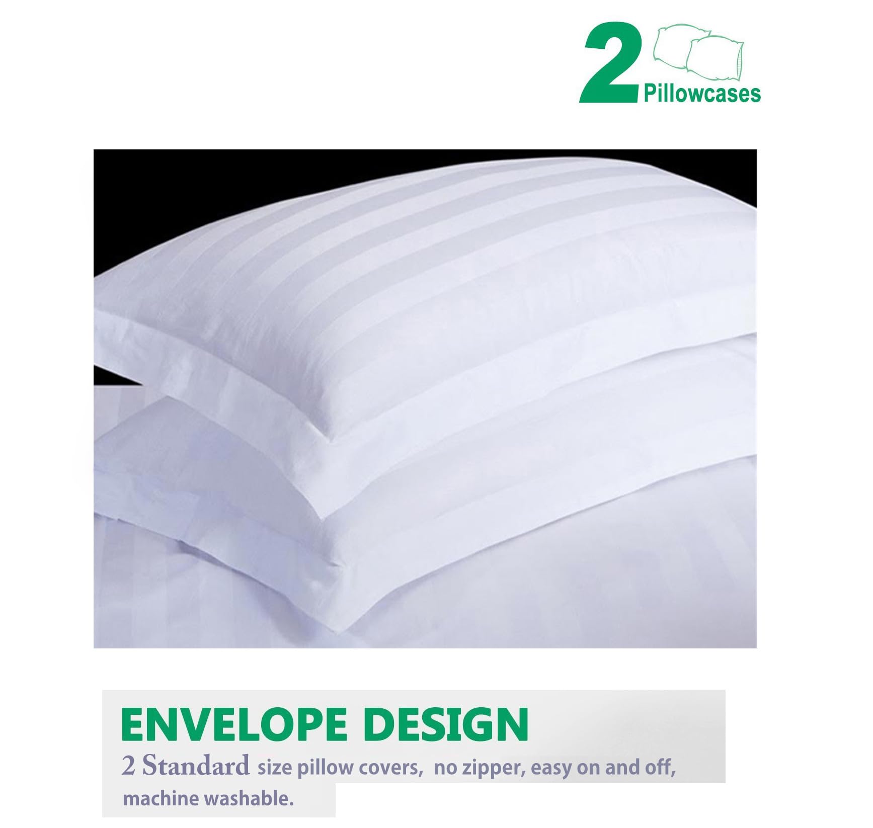 Premium 100% Egyptian Cotton Queen Size Sheets – 1000 Thread Count 4-Piece Luxury Bedding Set with Deep Pockets (Fits Up to 17