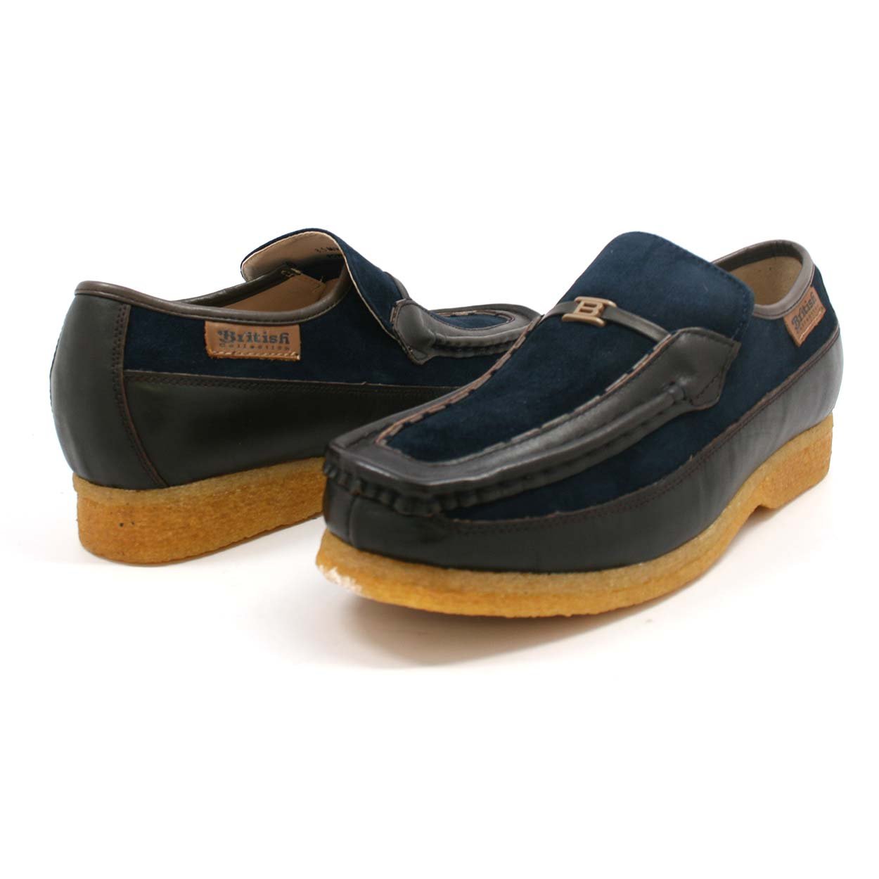 BRITISH COLLECTION Vintage Power Slip-On Shoes for Men & Women - Comfortable Old School Sneakers for Casual Wear, Walking, and Everyday Use