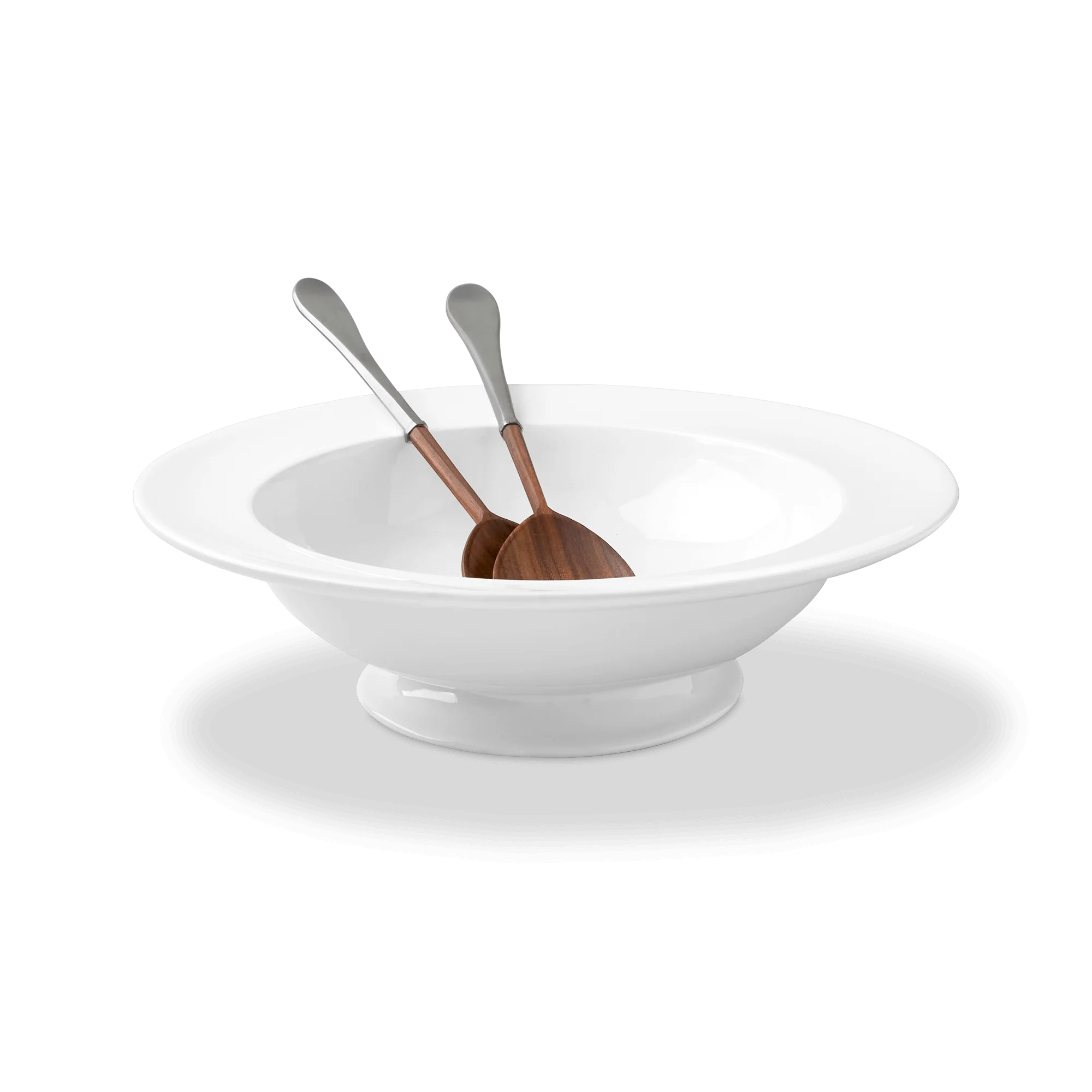 1508 Large Serving Bowl - 16 Inch Extra Wide Porcelain Dish for Entertaining, Family Dinners & Party Food Display - Perfect for Salads, Pasta, Fruit & Holiday Meals